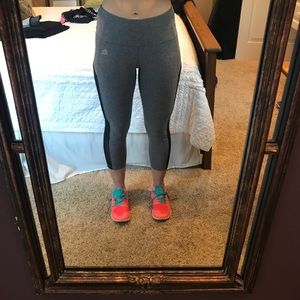 RBX Gray Capri Workout Leggings